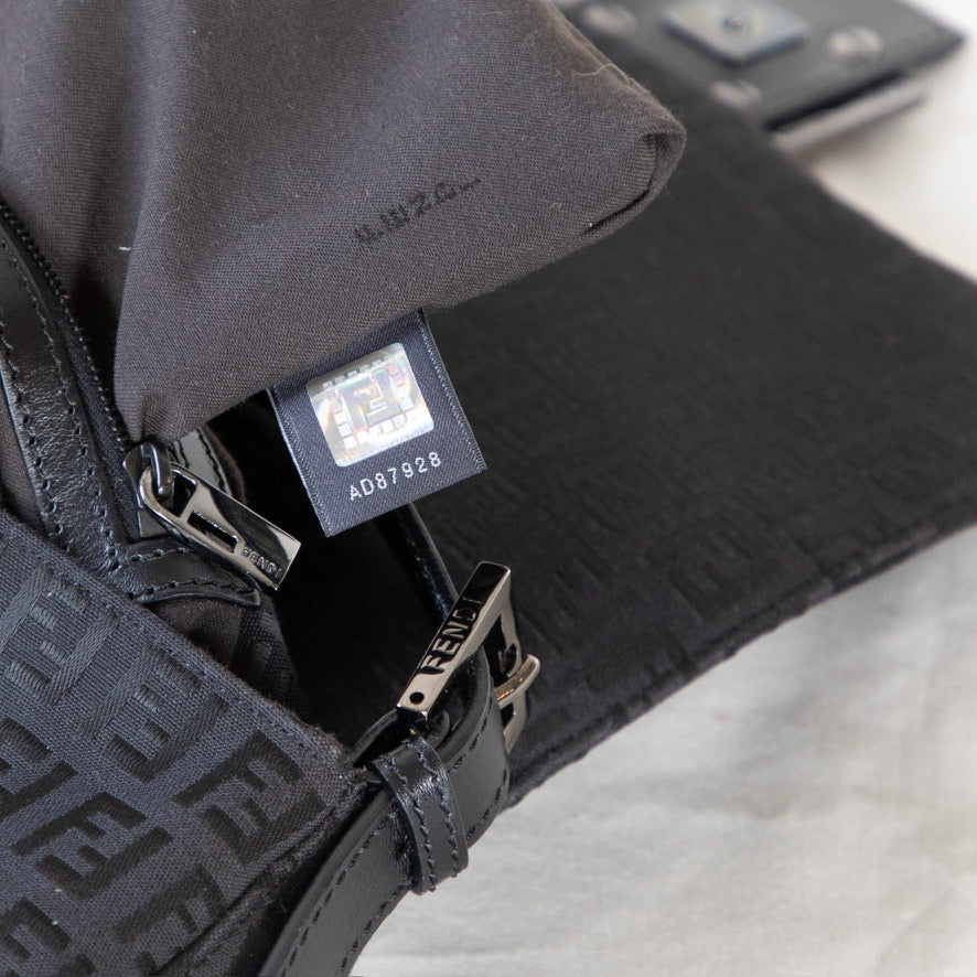Black Zucchino Fendi Mama Baguette Icarus Vintage