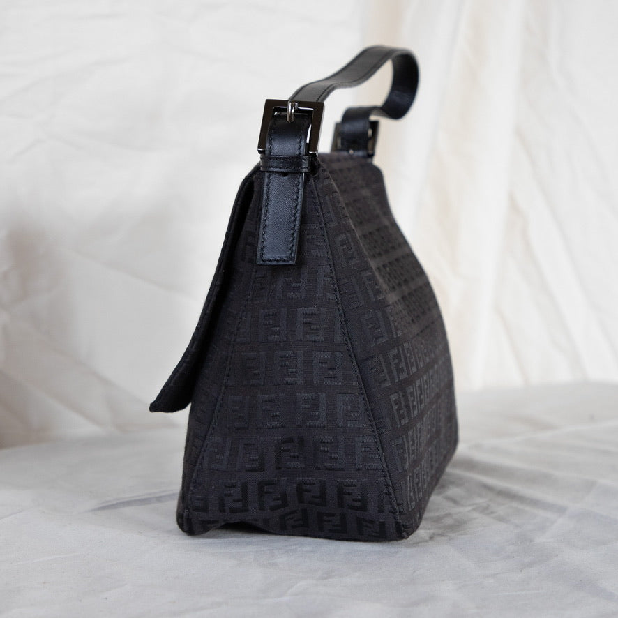 Black Zucchino Fendi Mama Baguette Icarus Vintage