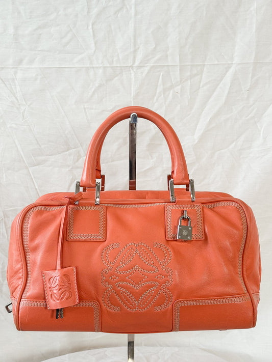 Loewe Coral Lambskin Amazona  Icarus Vintage