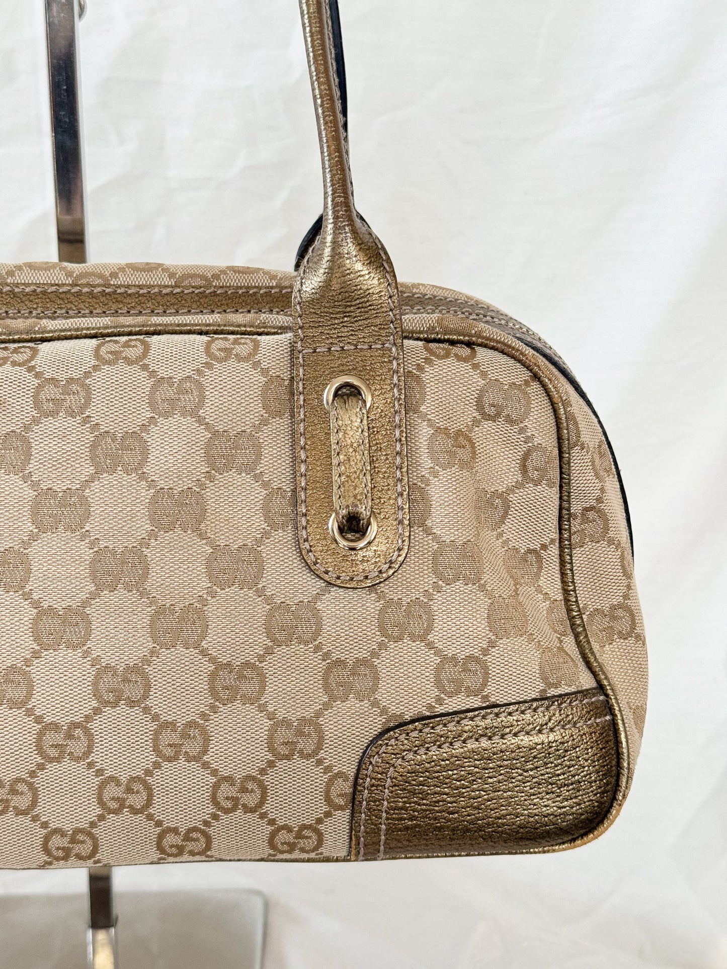 Gucci Princey Monogram Shoulder Bag Icarus Vintage