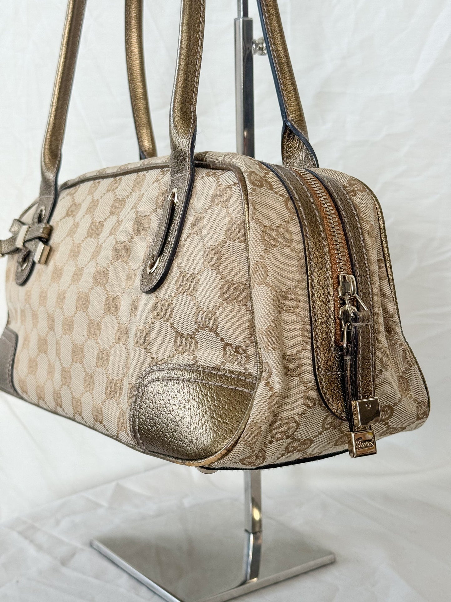 Gucci Princey Monogram Shoulder Bag Icarus Vintage