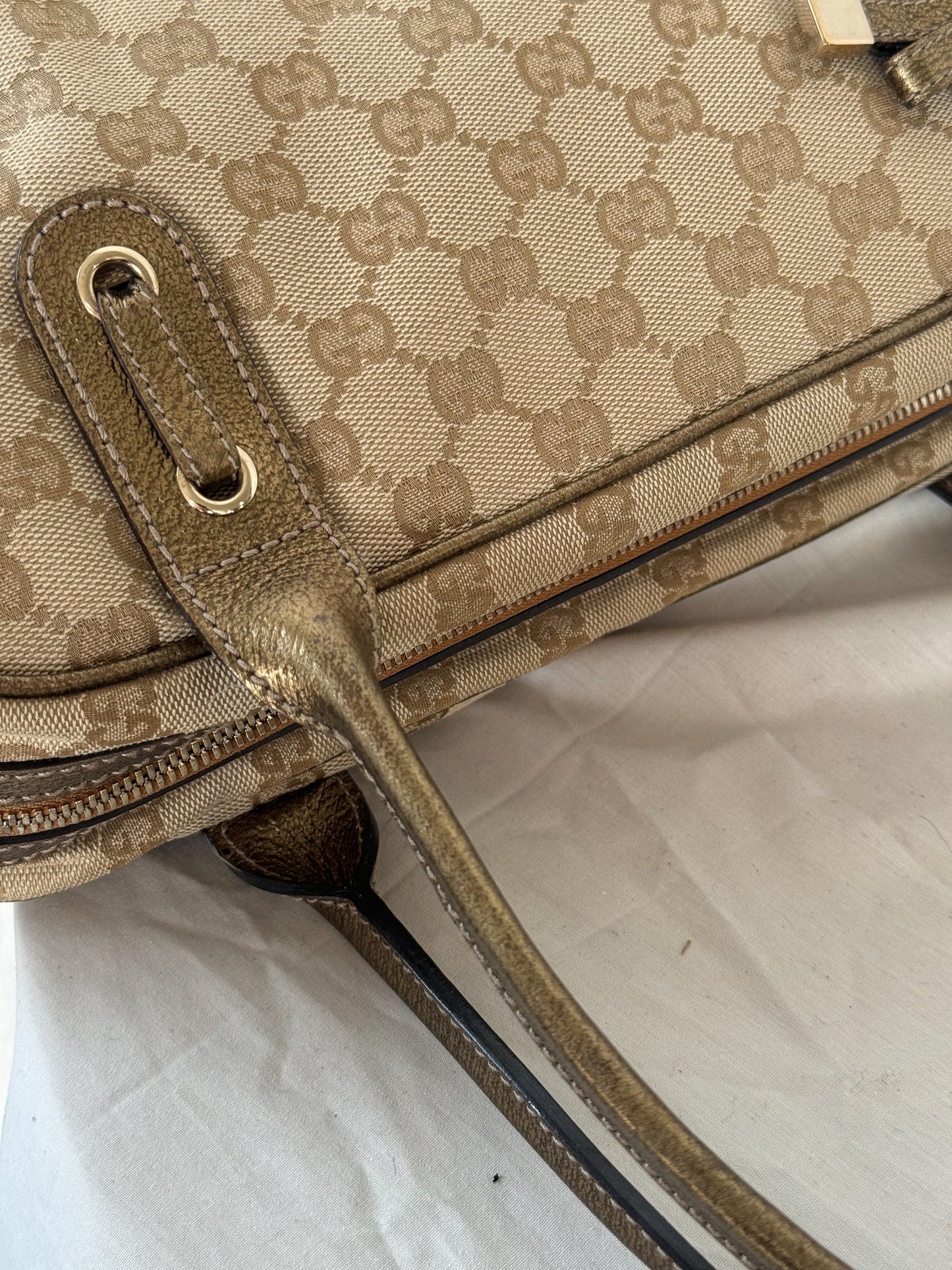 Gucci Princey Monogram Shoulder Bag Icarus Vintage
