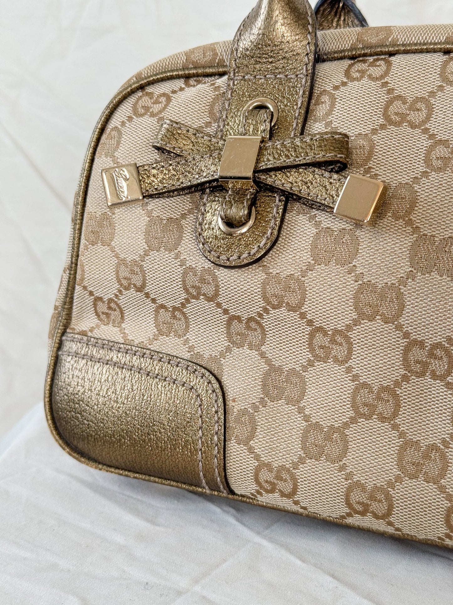 Gucci Princey Monogram Shoulder Bag Icarus Vintage