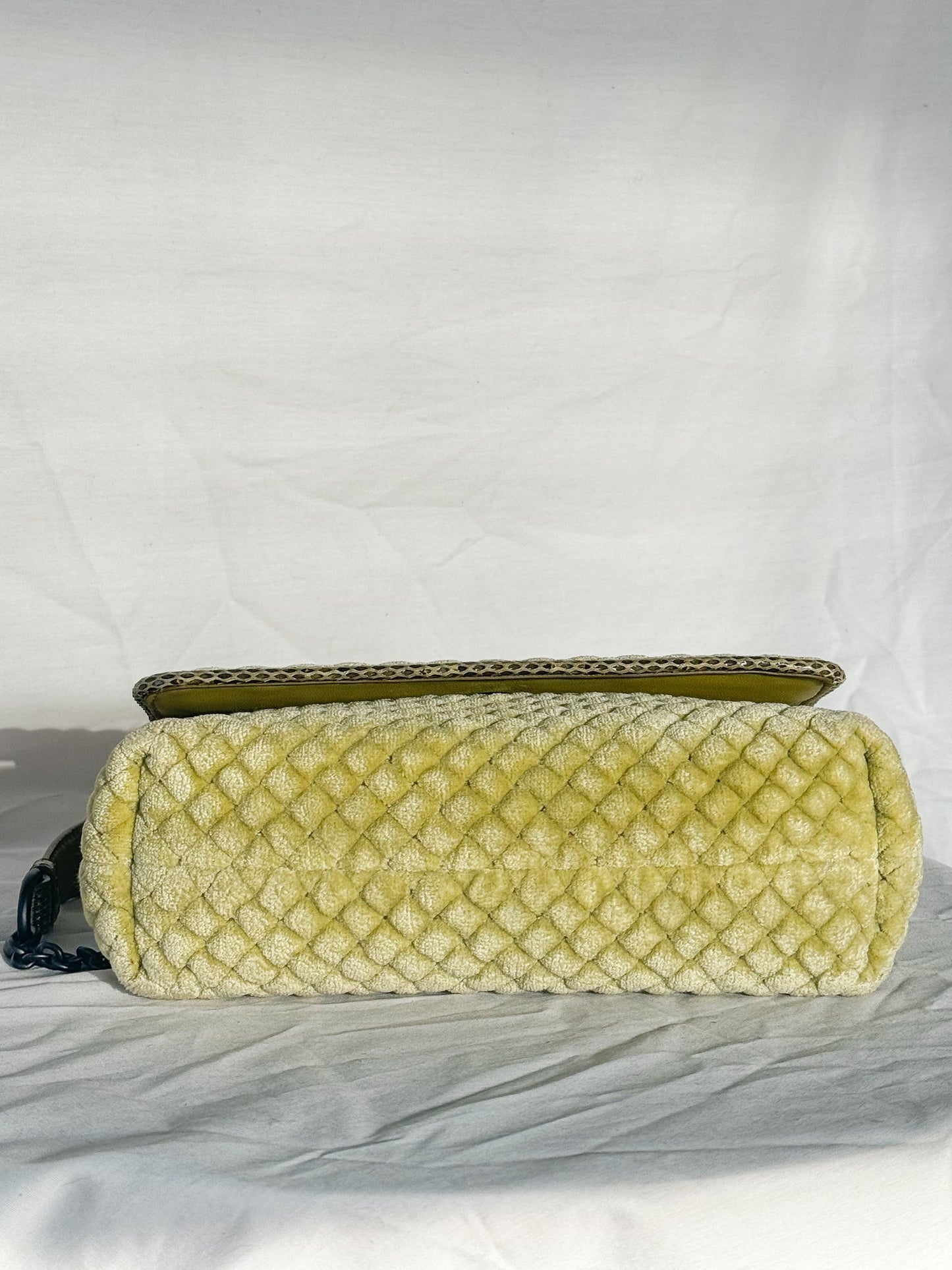 Bottega Veneta Olimpia Intrecciato Velvet Crossbody Icarus Vintage