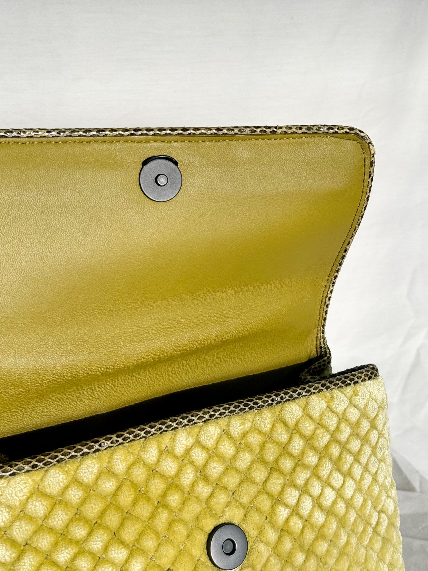 Bottega Veneta Olimpia Intrecciato Velvet Crossbody Icarus Vintage
