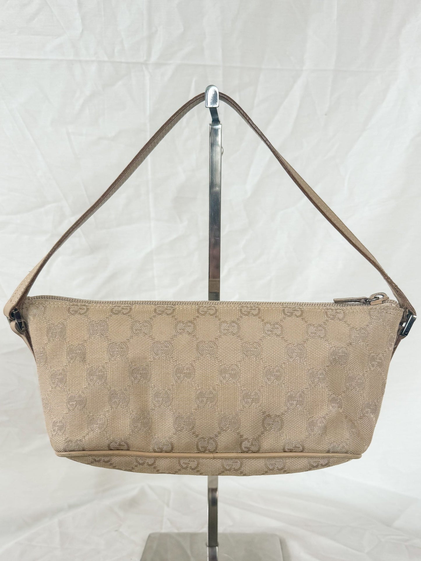 Gucci Cream Monogram Pochette Icarus Vintage