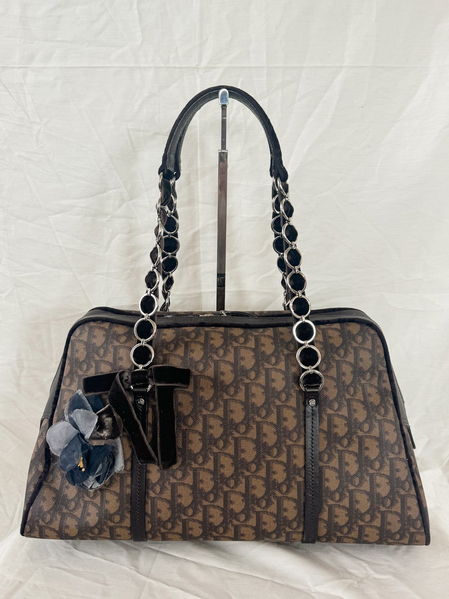 Christian Dior Monogram Romantique Bowler Icarus Vintage