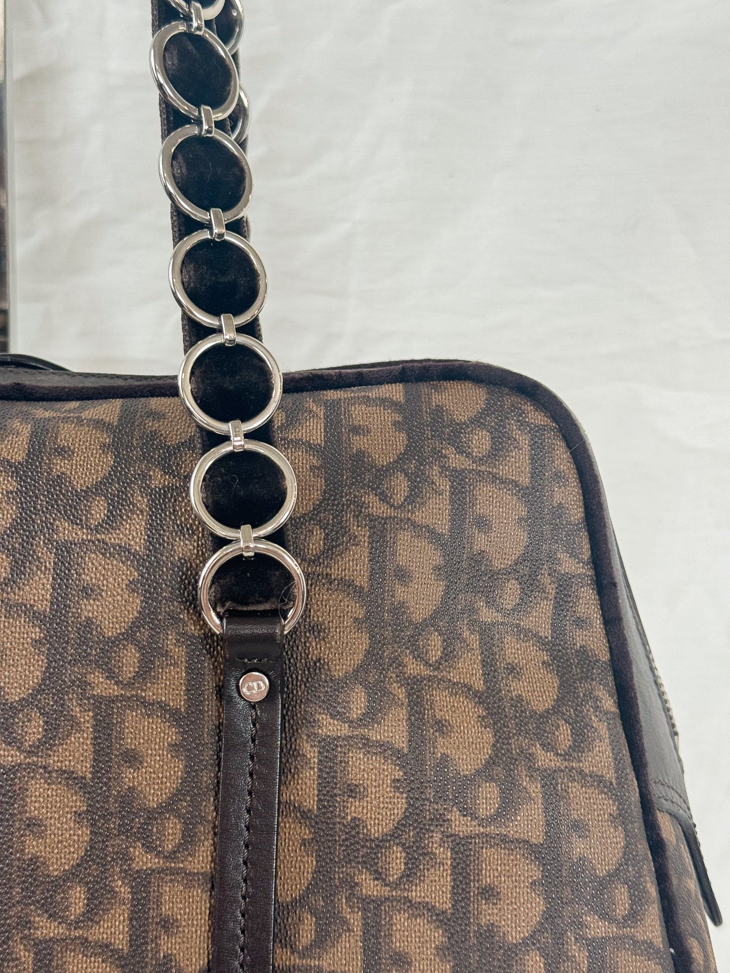 Christian Dior Monogram Romantique Bowler Icarus Vintage