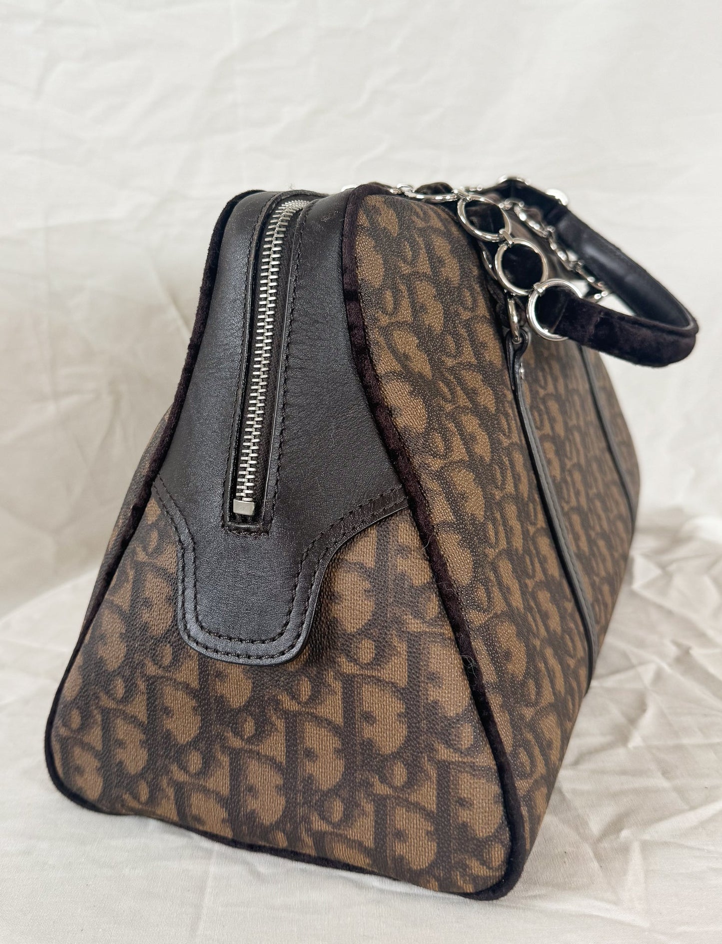 Christian Dior Monogram Romantique Bowler Icarus Vintage