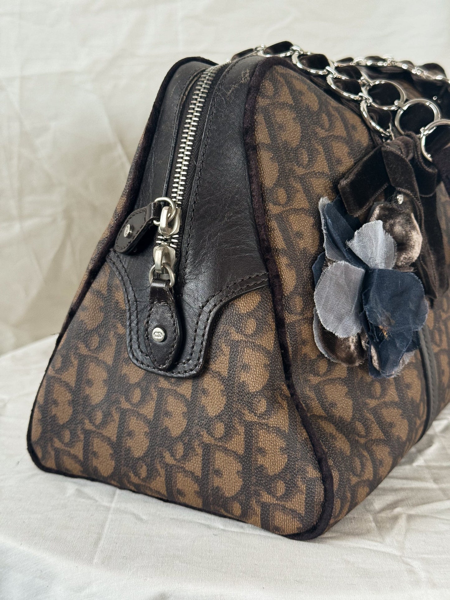 Christian Dior Monogram Romantique Bowler Icarus Vintage