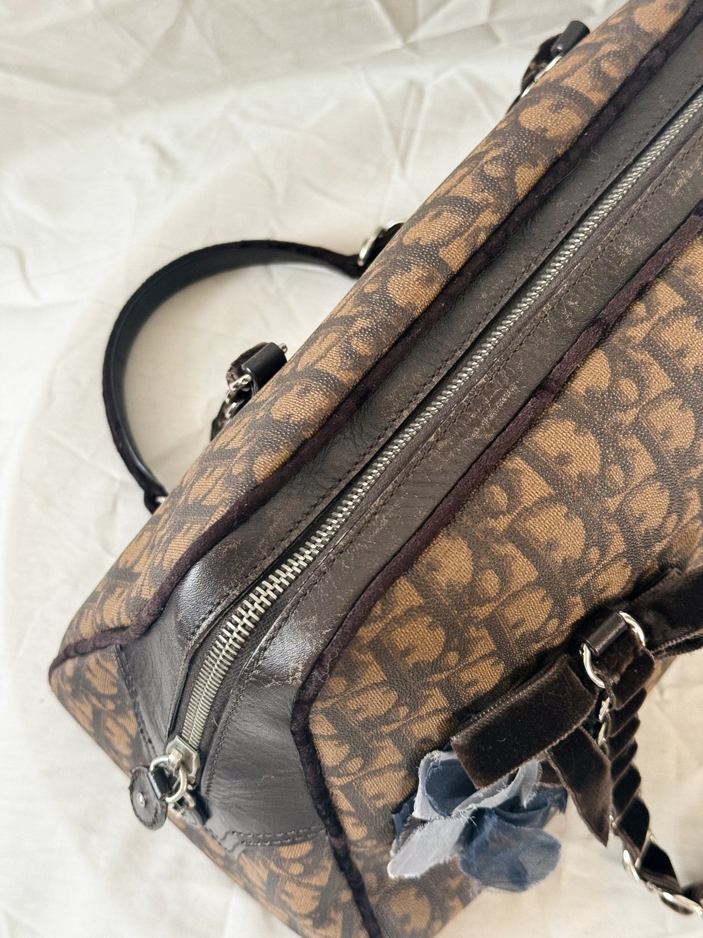 Christian Dior Monogram Romantique Bowler Icarus Vintage