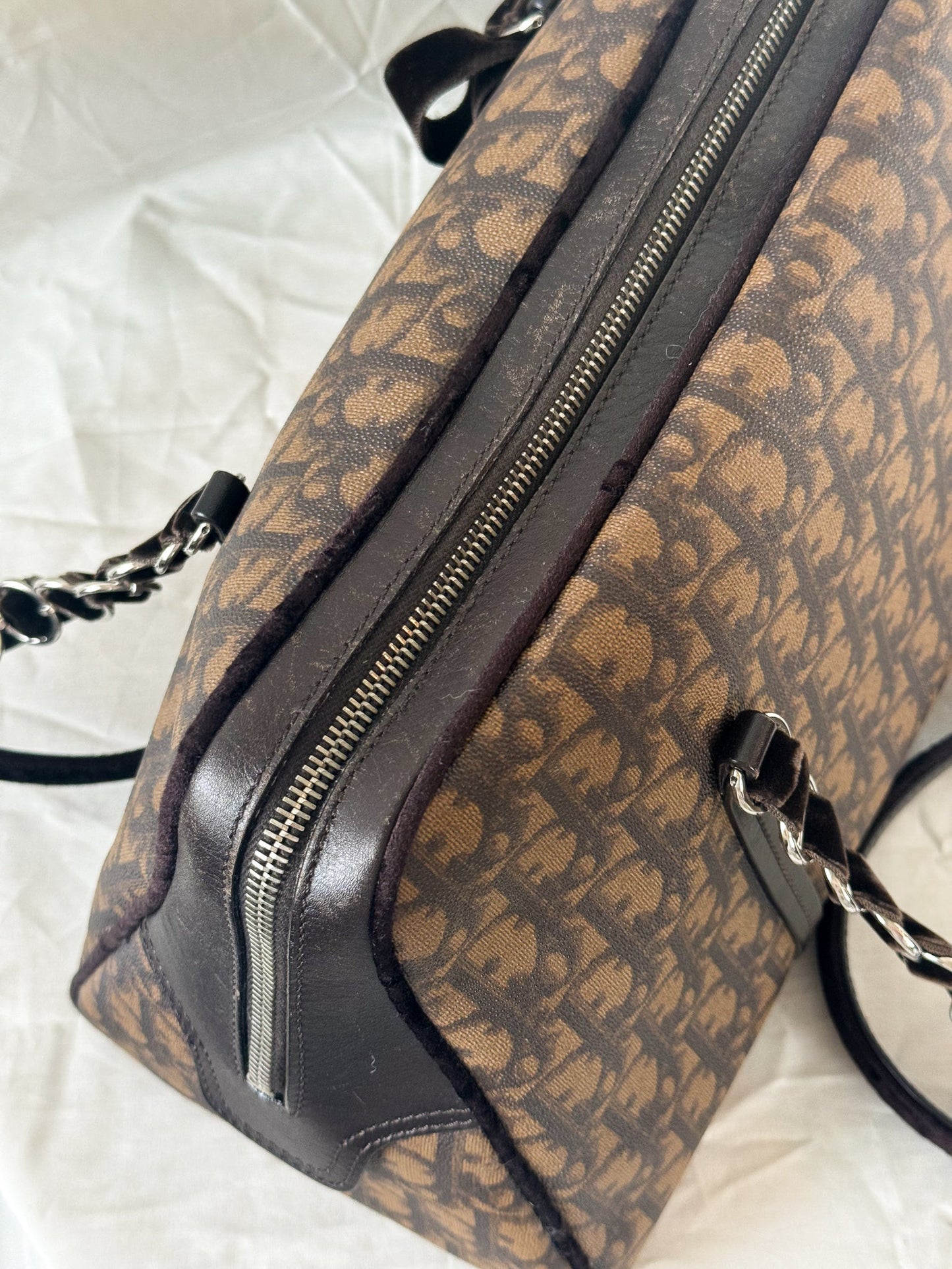 Christian Dior Monogram Romantique Bowler Icarus Vintage