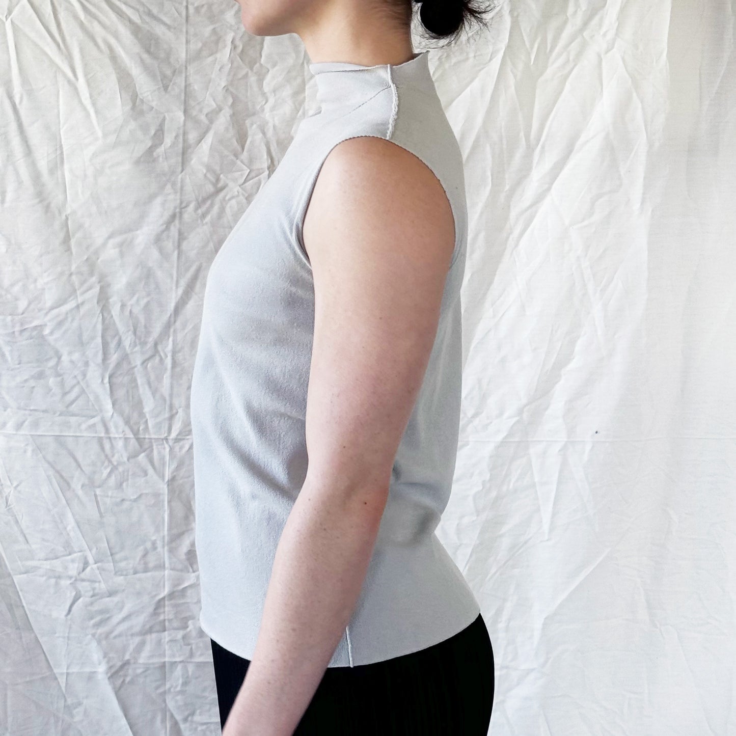 Issey Miyake Gray Tank Top Icarus Vintage