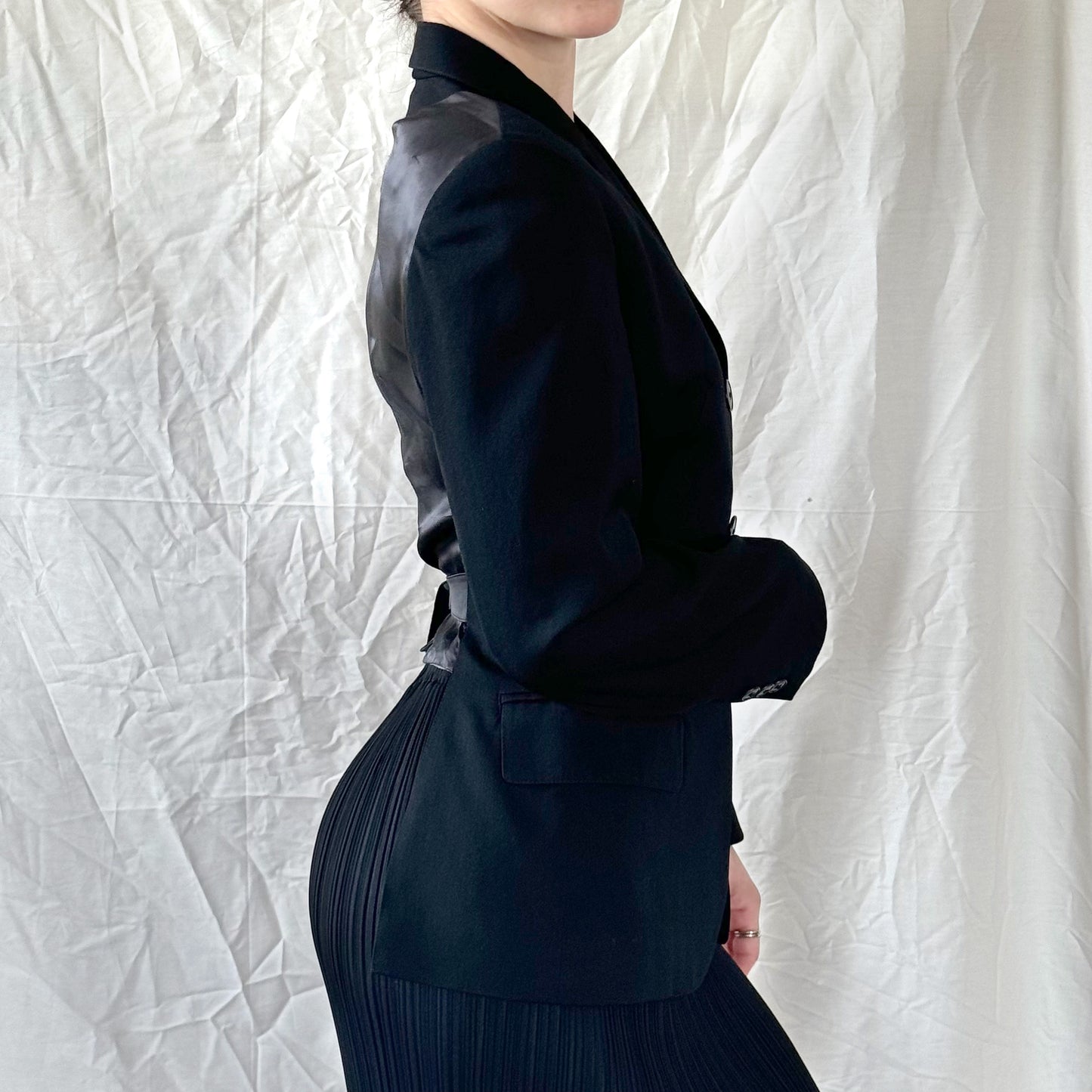 Jean Paul Gautier Black Cut-Out Blazer Icarus Vintage