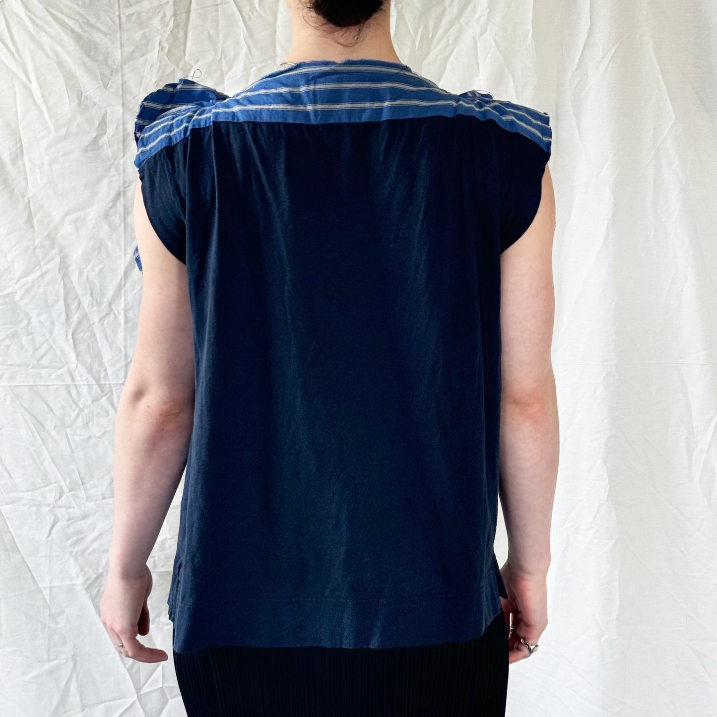 Vivienne Westwood Navy Draped Top Icarus Vintage