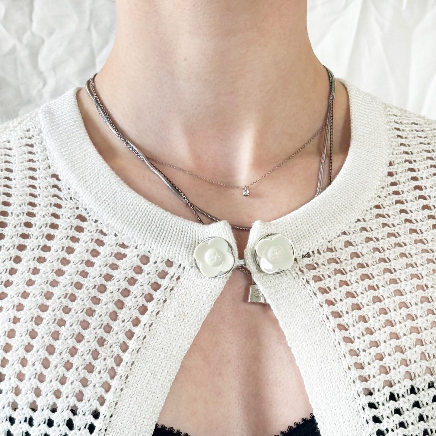 Courréges - 1990's Crochet Knit Sweater Icarus Vintage