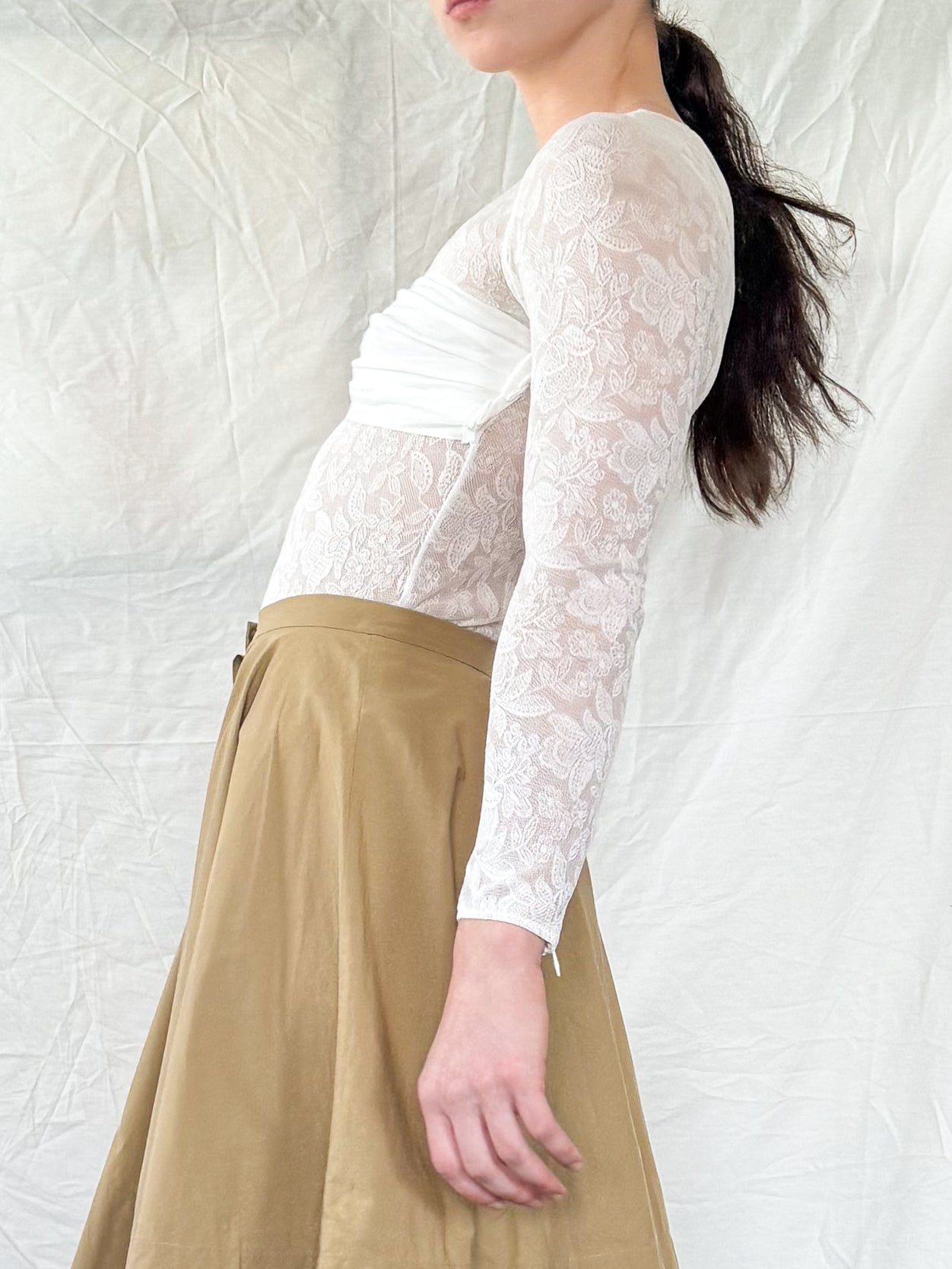 Louis Vuitton Sheer Lace Top Icarus Vintage