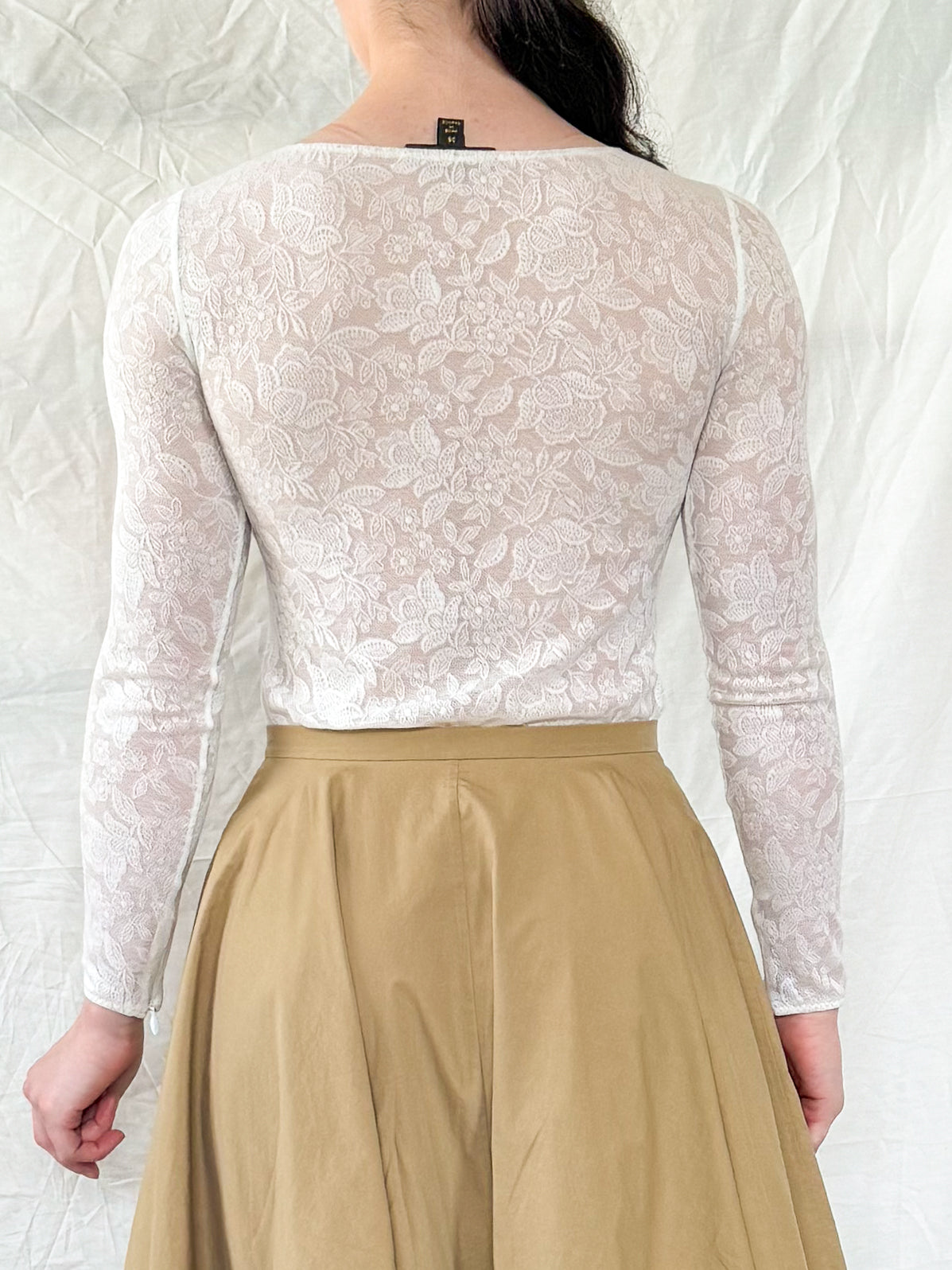 Louis Vuitton Sheer Lace Top Icarus Vintage