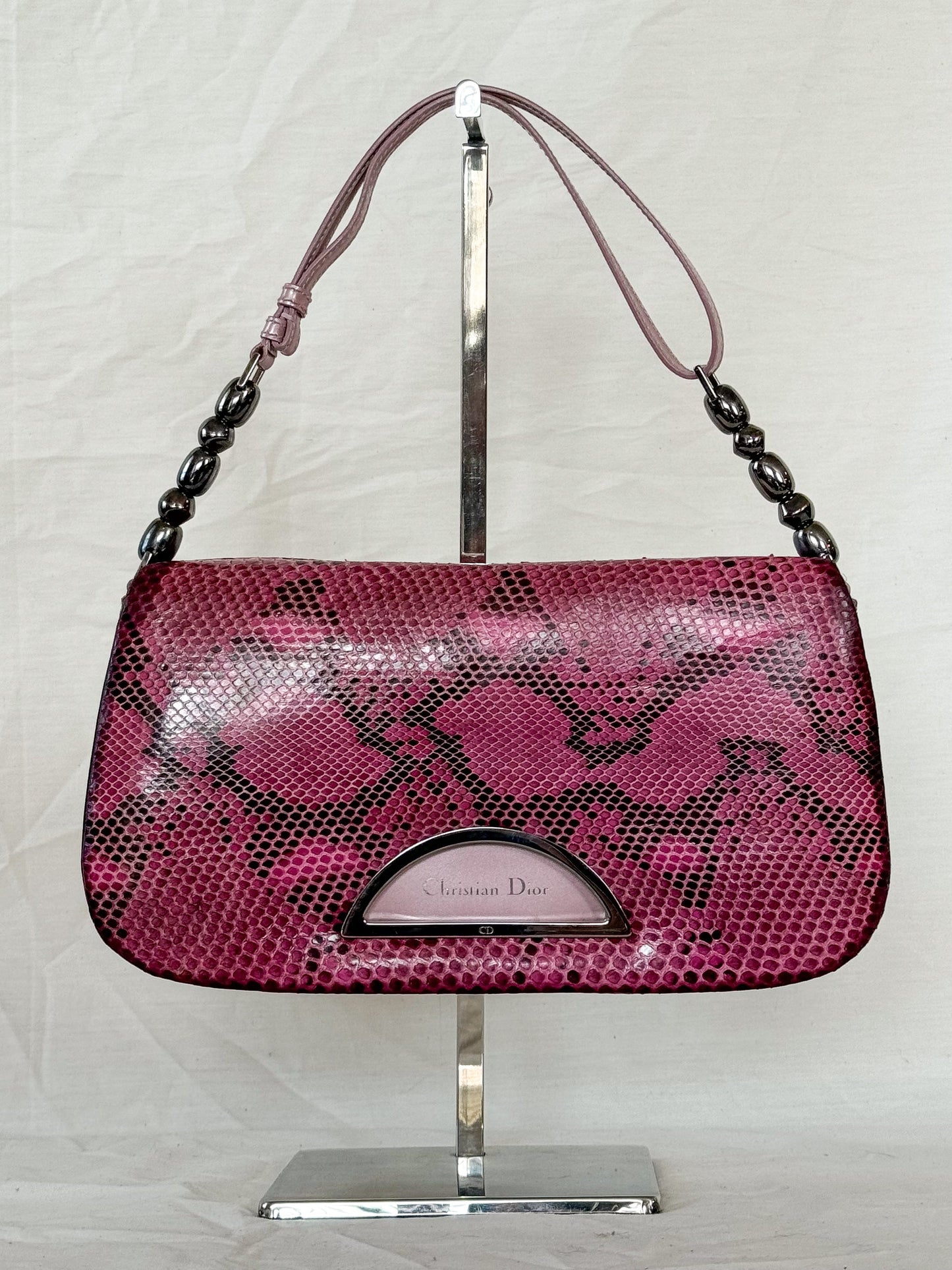 Christian Dior Spring 2000 Python Malice Shoulder bag Icarus Vintage