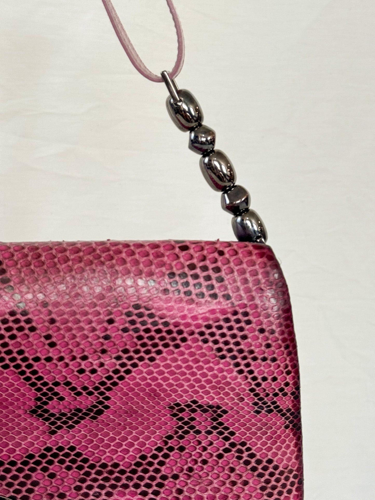 Christian Dior Spring 2000 Python Malice Shoulder bag Icarus Vintage