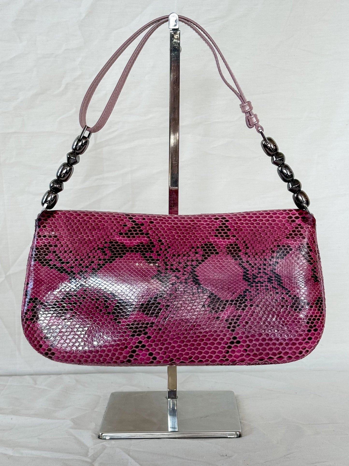 Christian Dior Spring 2000 Python Malice Shoulder bag Icarus Vintage