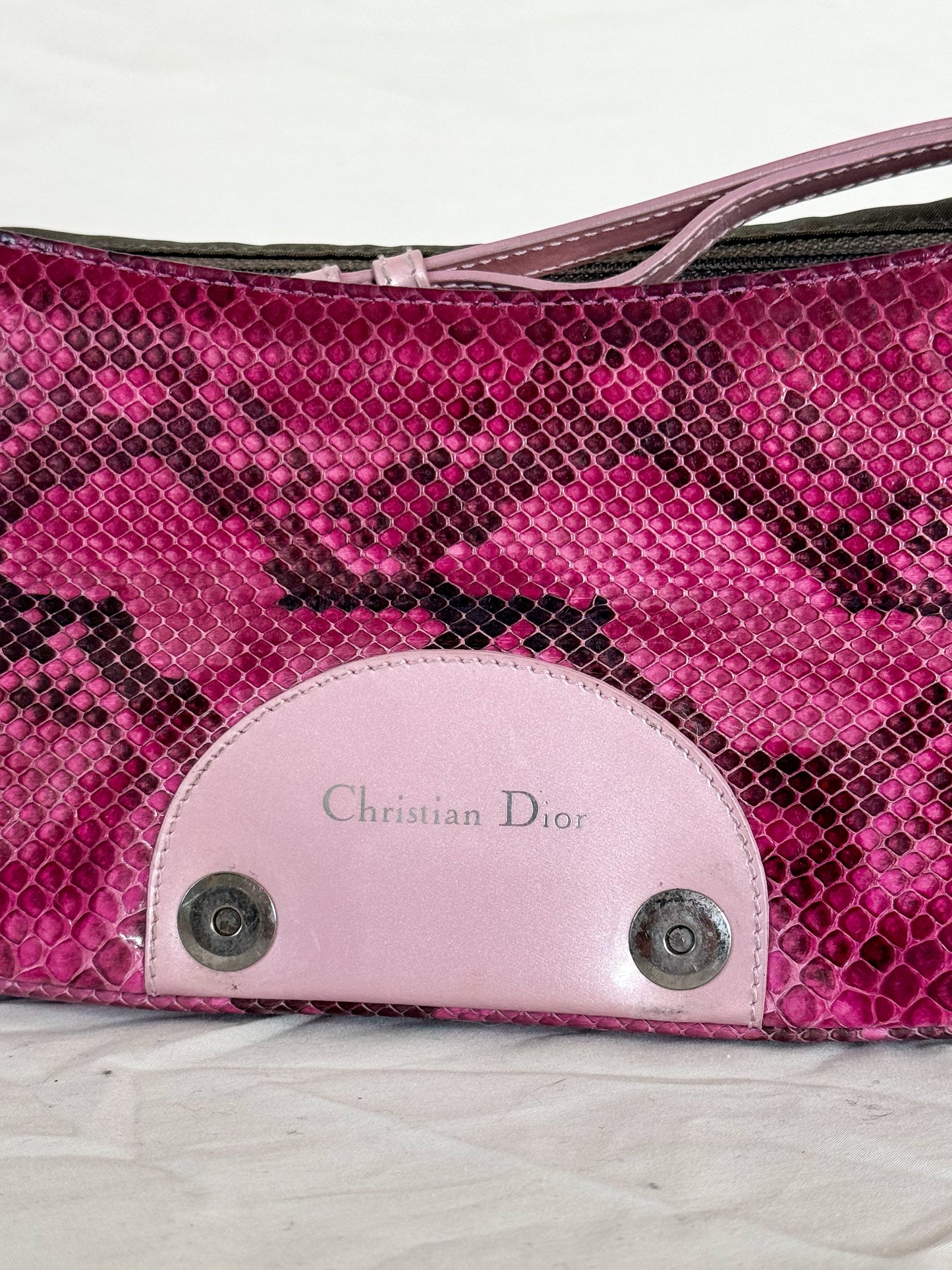 Christian Dior Spring 2000 Python Malice Shoulder bag Icarus Vintage