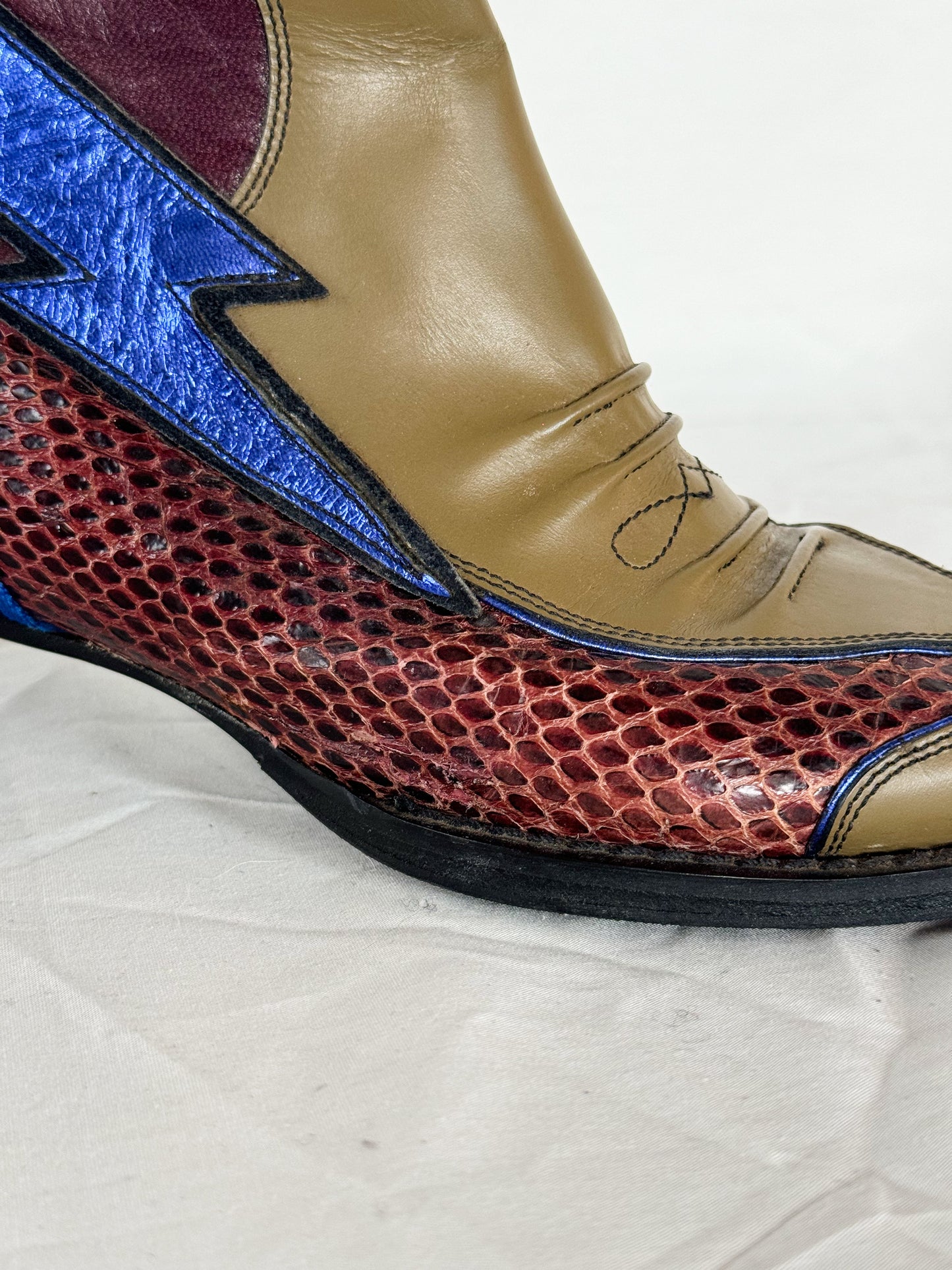Miu Miu Spring 2000 Cowboy Boots Icarus Vintage