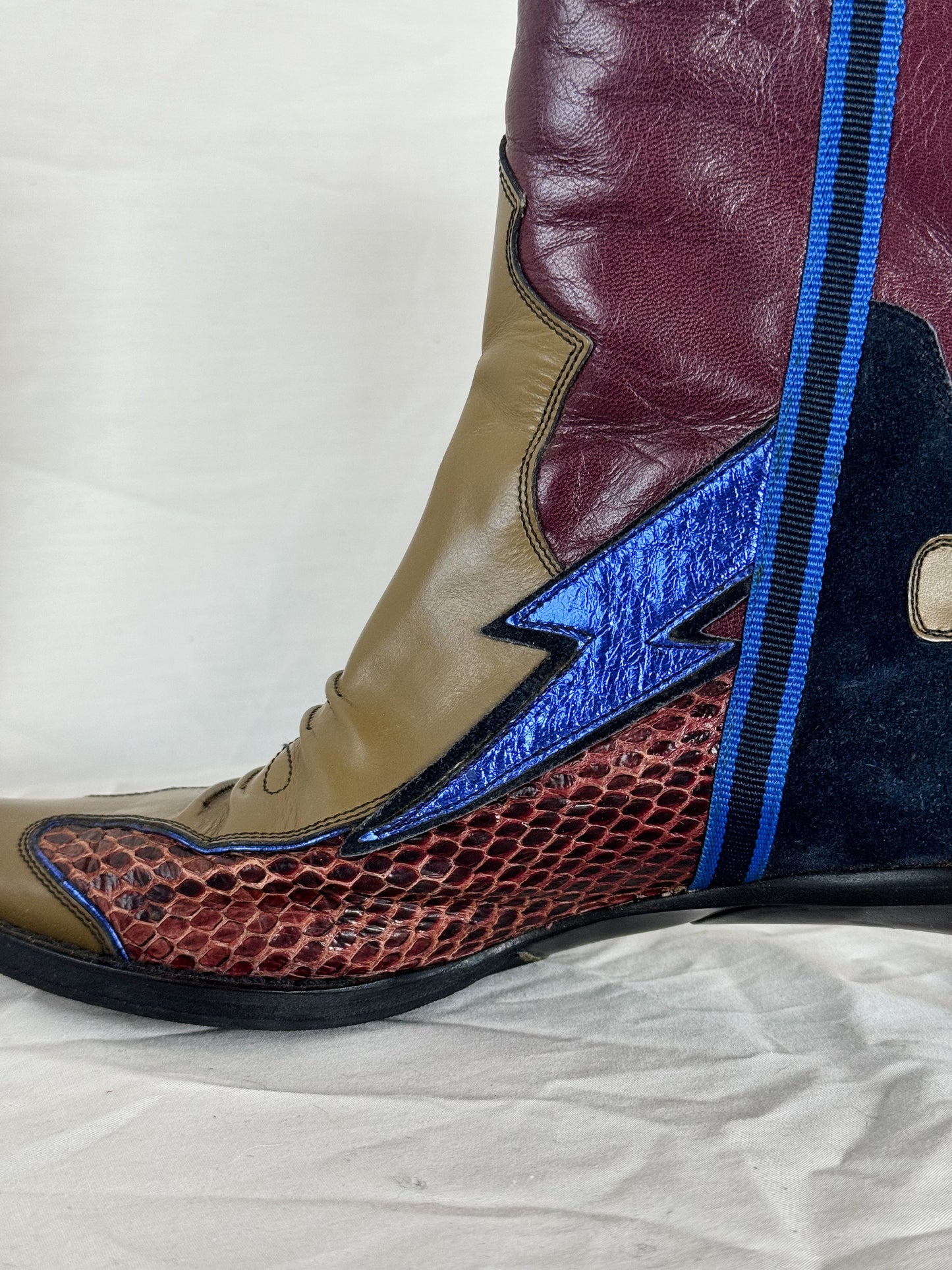 Miu Miu Spring 2000 Cowboy Boots Icarus Vintage
