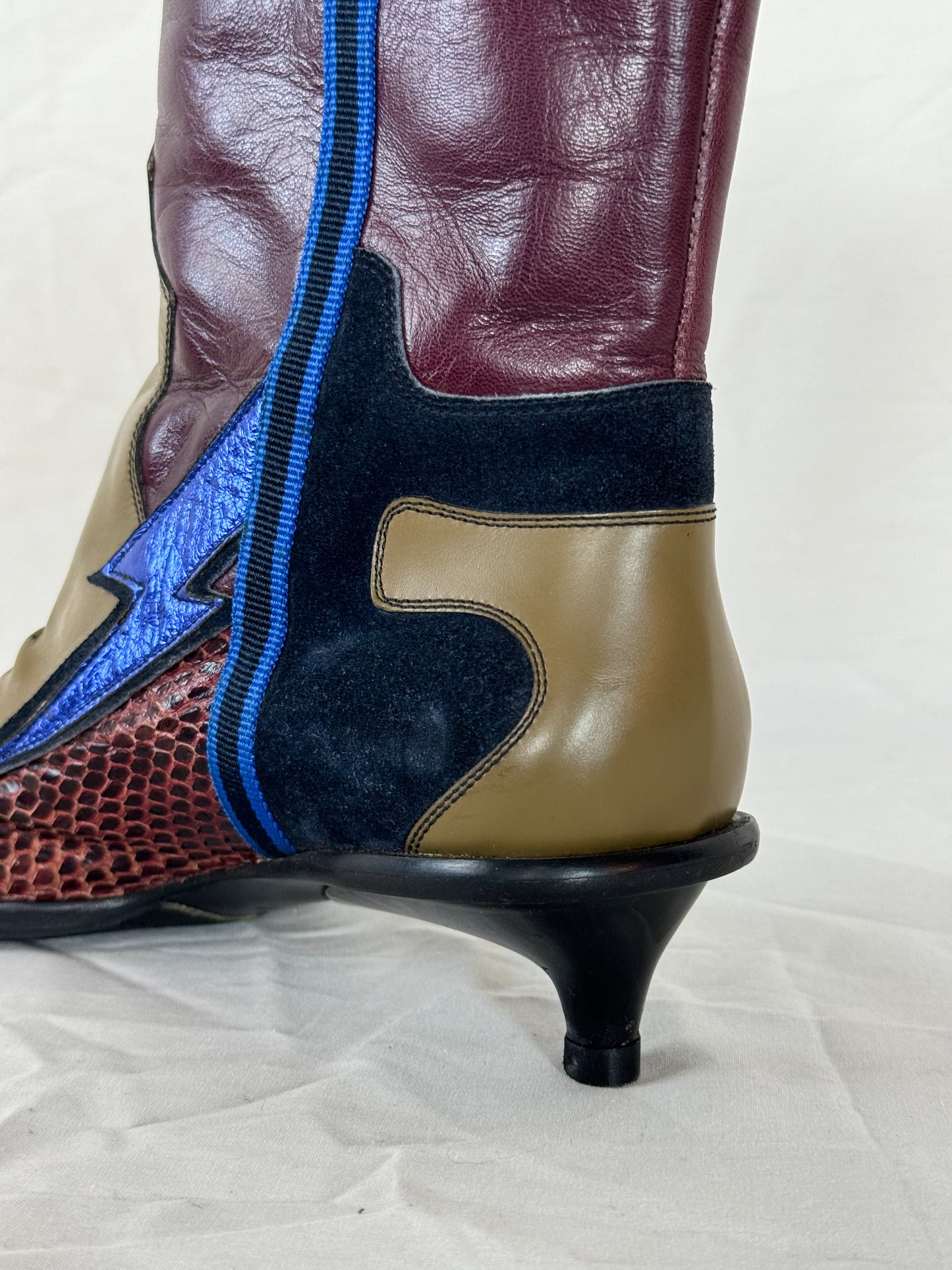 Miu Miu Spring 2000 Cowboy Boots Icarus Vintage