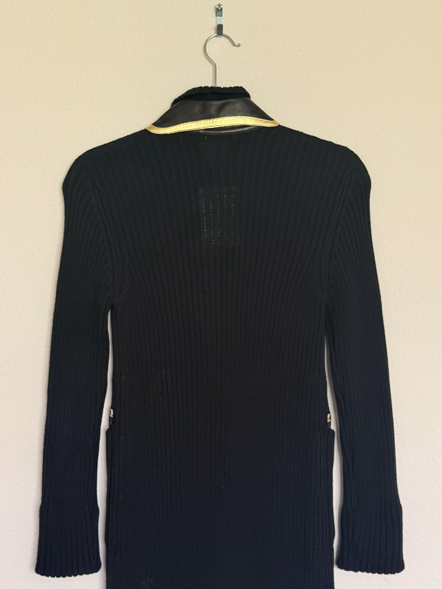 Prada Spring 2008 Runway Knee Length Cardigan Icarus Vintage