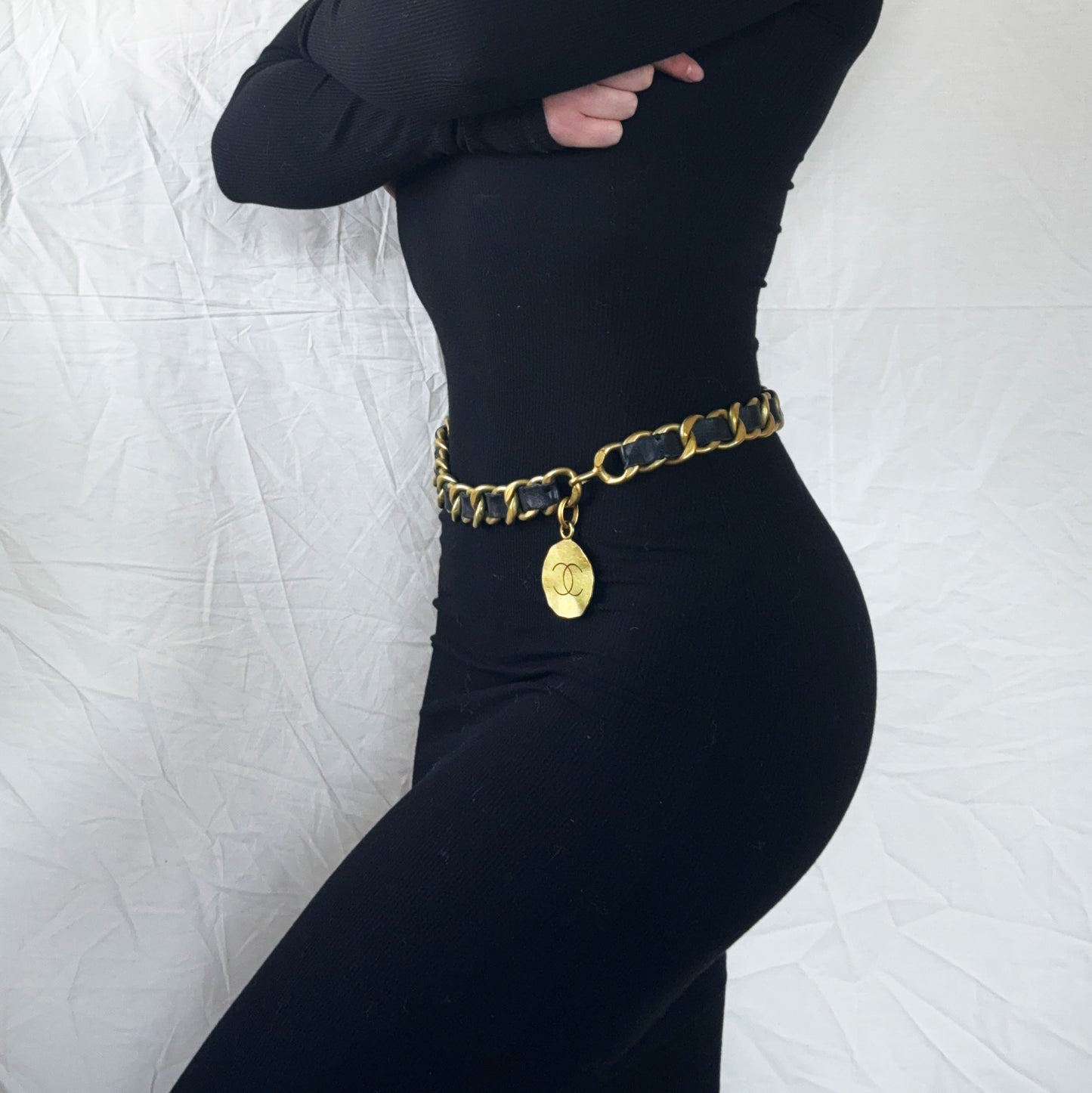 Chanel SS 1994 Large Chain Belt Icarus Vintage