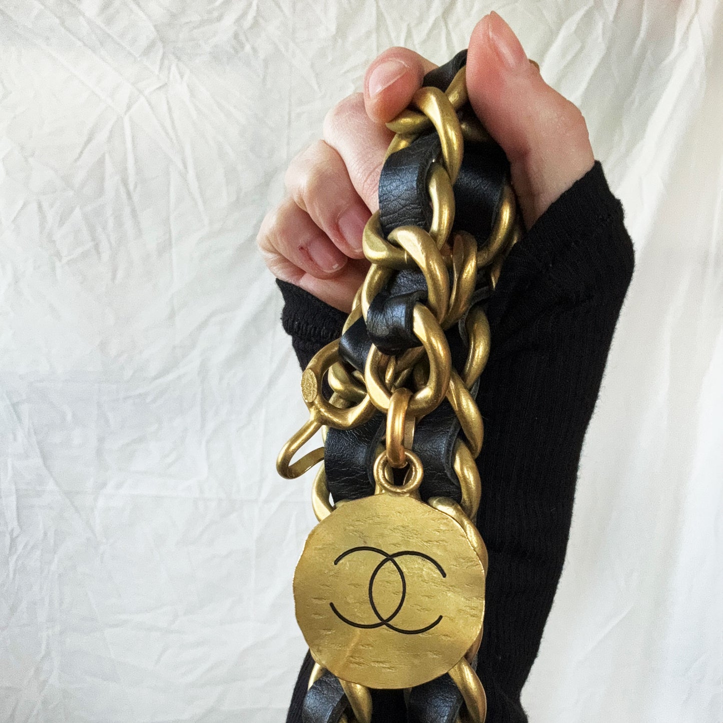 Chanel SS 1994 Large Chain Belt Icarus Vintage