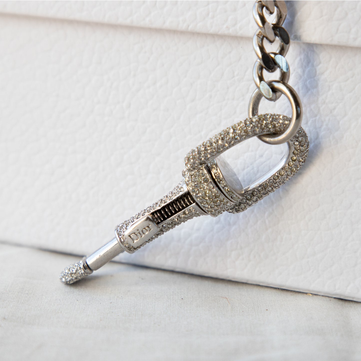 Dior Spring 2003 "Dior Hardcore" Swarovski Belt 625.00 Icarus Vintage