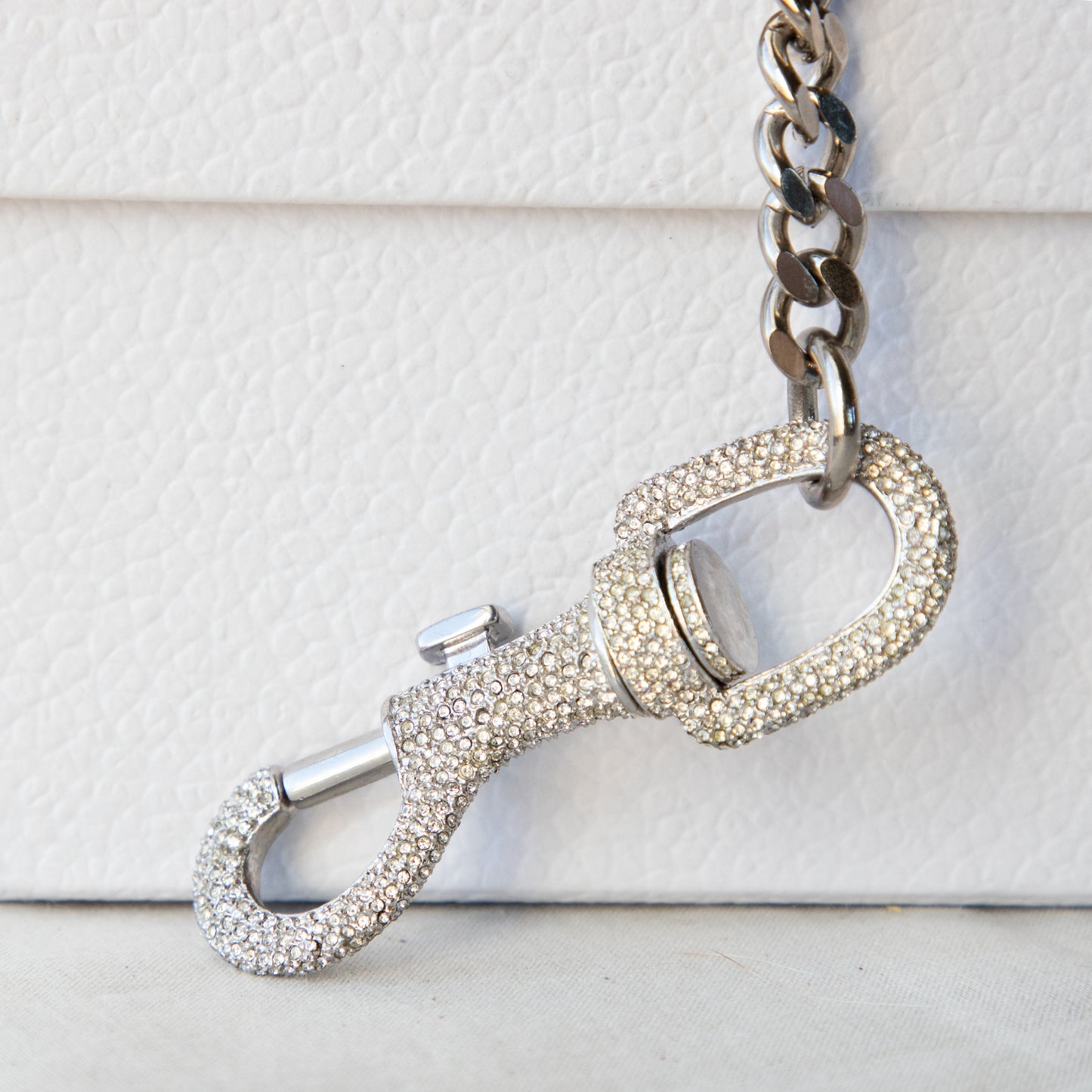 Dior Spring 2003 "Dior Hardcore" Swarovski Belt 625.00 Icarus Vintage