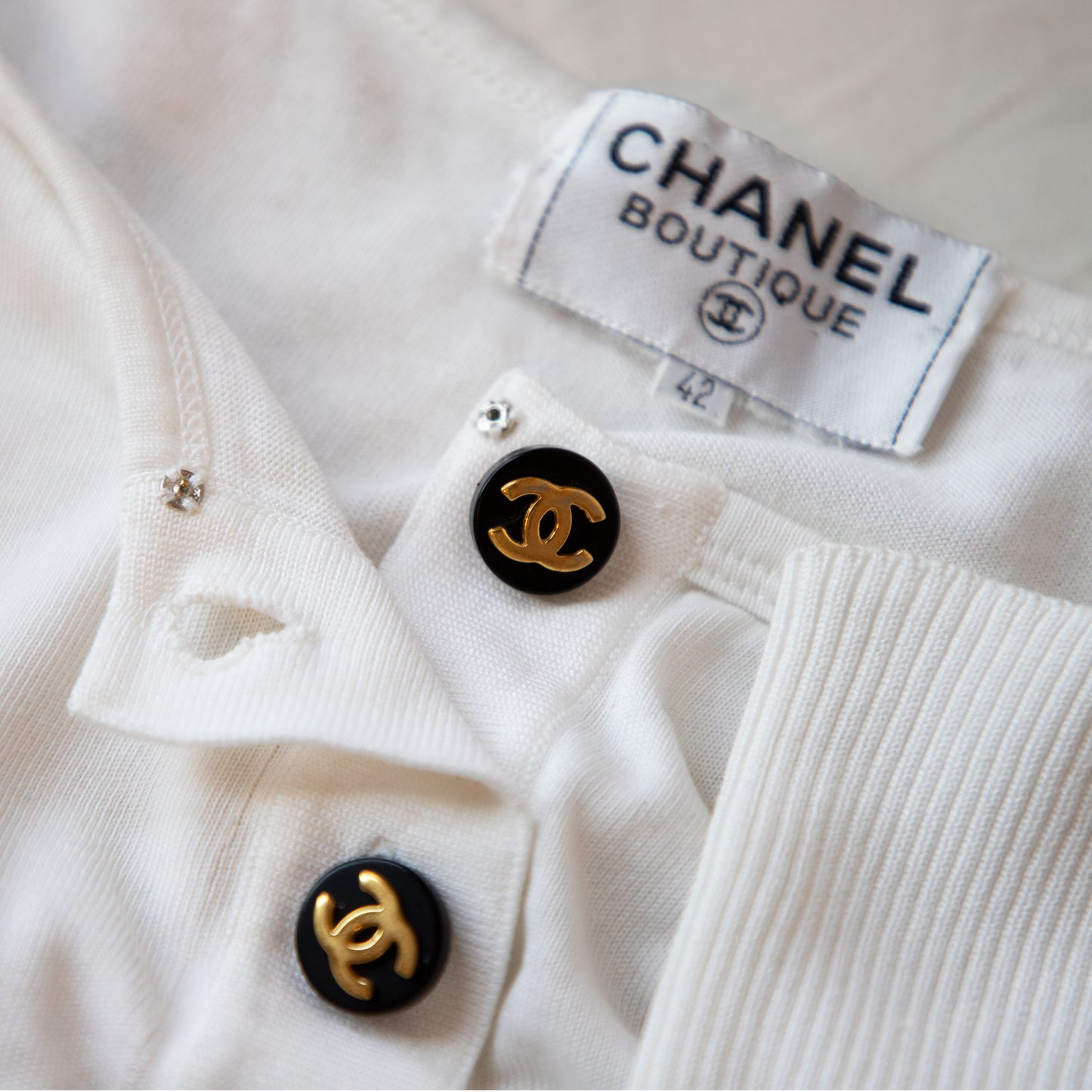 Chanel SS 1995 "Barbie" Cropped Cardigan 2795.00 Icarus Vintage
