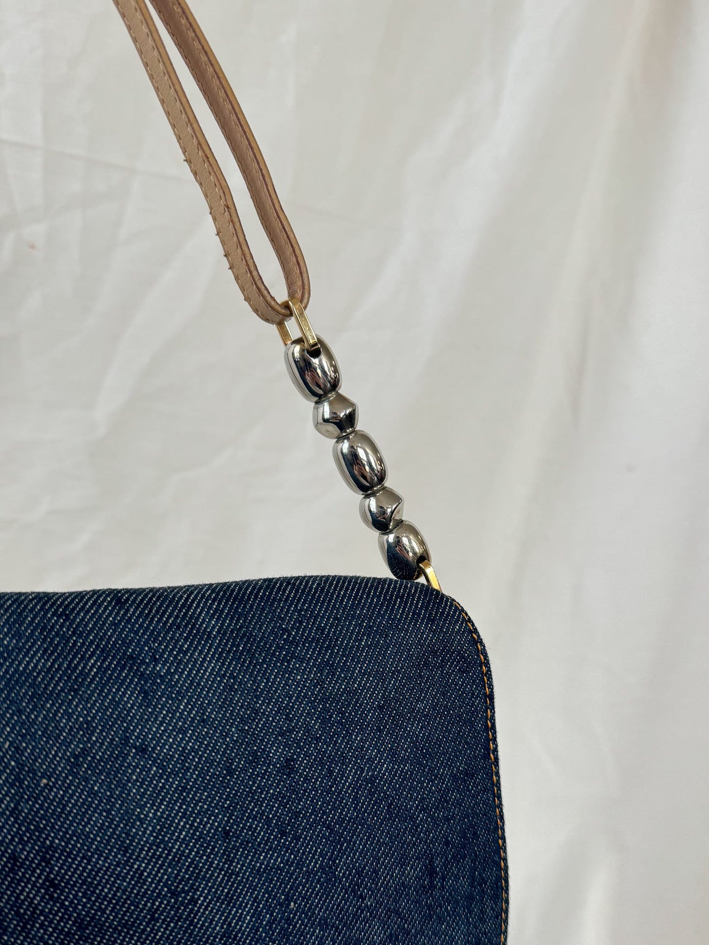 Dior Spring 2000 Denim Malice Shoulder Bag