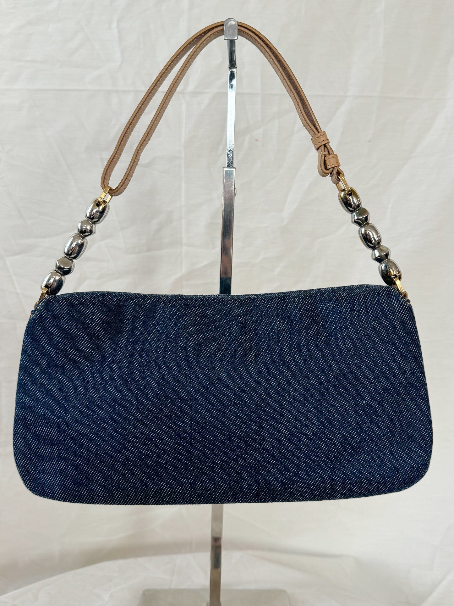 Dior Spring 2000 Denim Malice Shoulder Bag