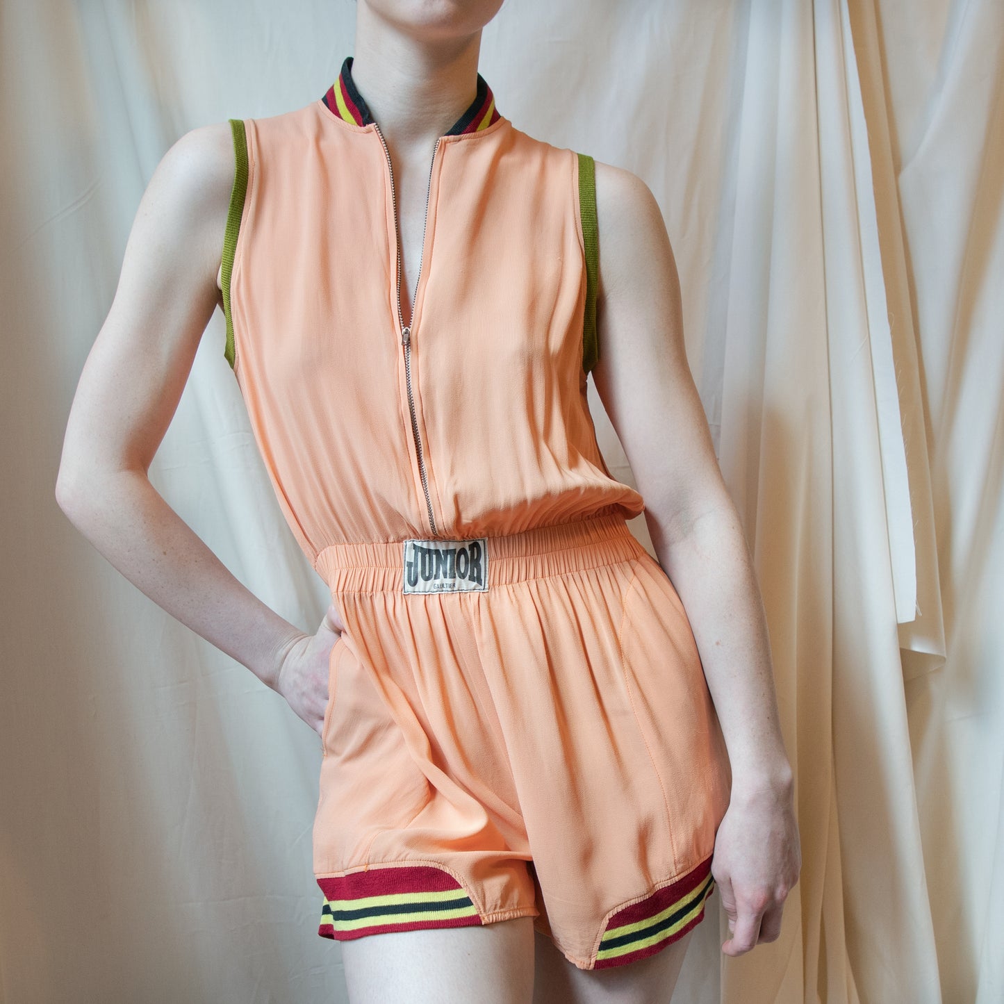 Jean Paul Gaultier Junior SS 1990 "Boxing" Playsuit 895.00 Icarus Vintage