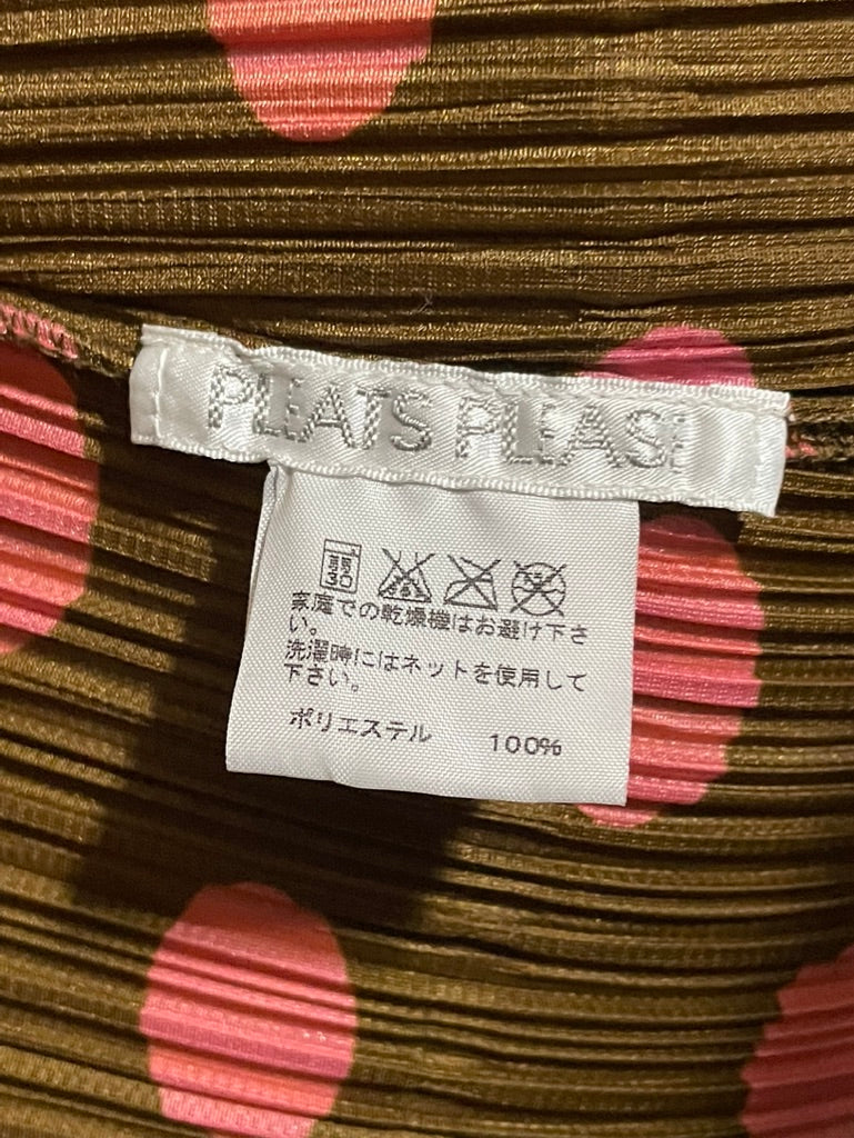 Issey Miyake Pleats Please 1990’s Polka Dot Cardigan 225.00 Icarus Vintage