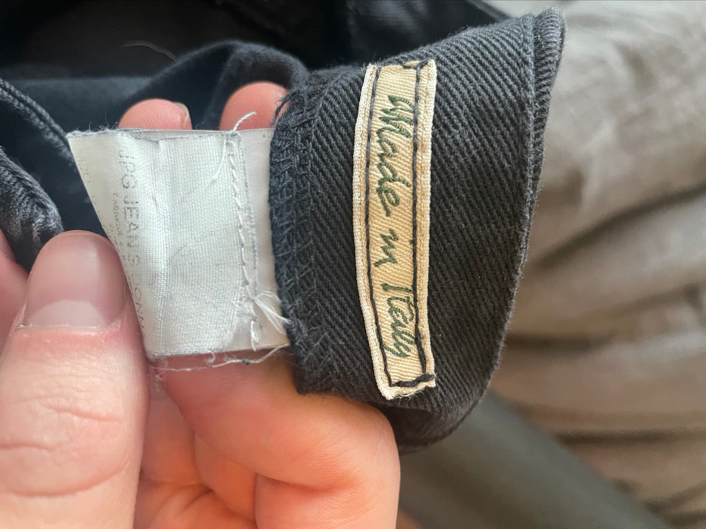 Jean Paul Gaultier 90's Jeans Low Rise Bondage Jeans 275.00 Icarus Vintage