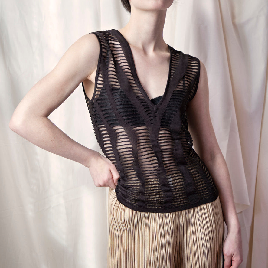 Dior SS 2001 Distressed Top 375.00 Icarus Vintage