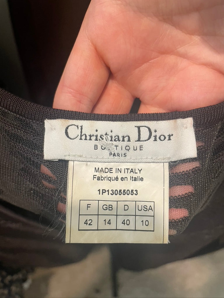 Dior SS 2001 Distressed Top 375.00 Icarus Vintage