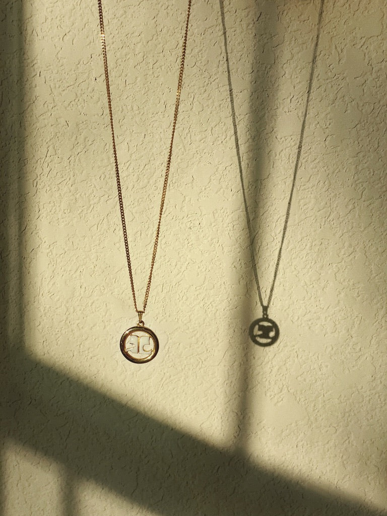 Courrèges 80’s Gold Pendant Necklace 145.00 Icarus Vintage