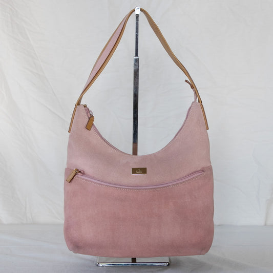 Gucci Pink Suede Shoulder Bag  Icarus Vintage