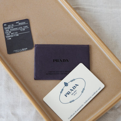 Prada Suede Peach Shoulder Bag  Icarus Vintage