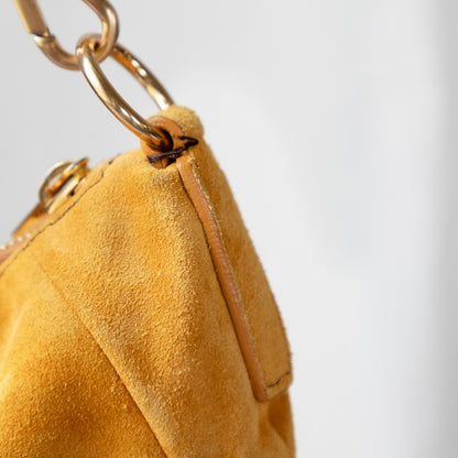 Miu Miu Yellow Suede Shoulder Bag  Icarus Vintage