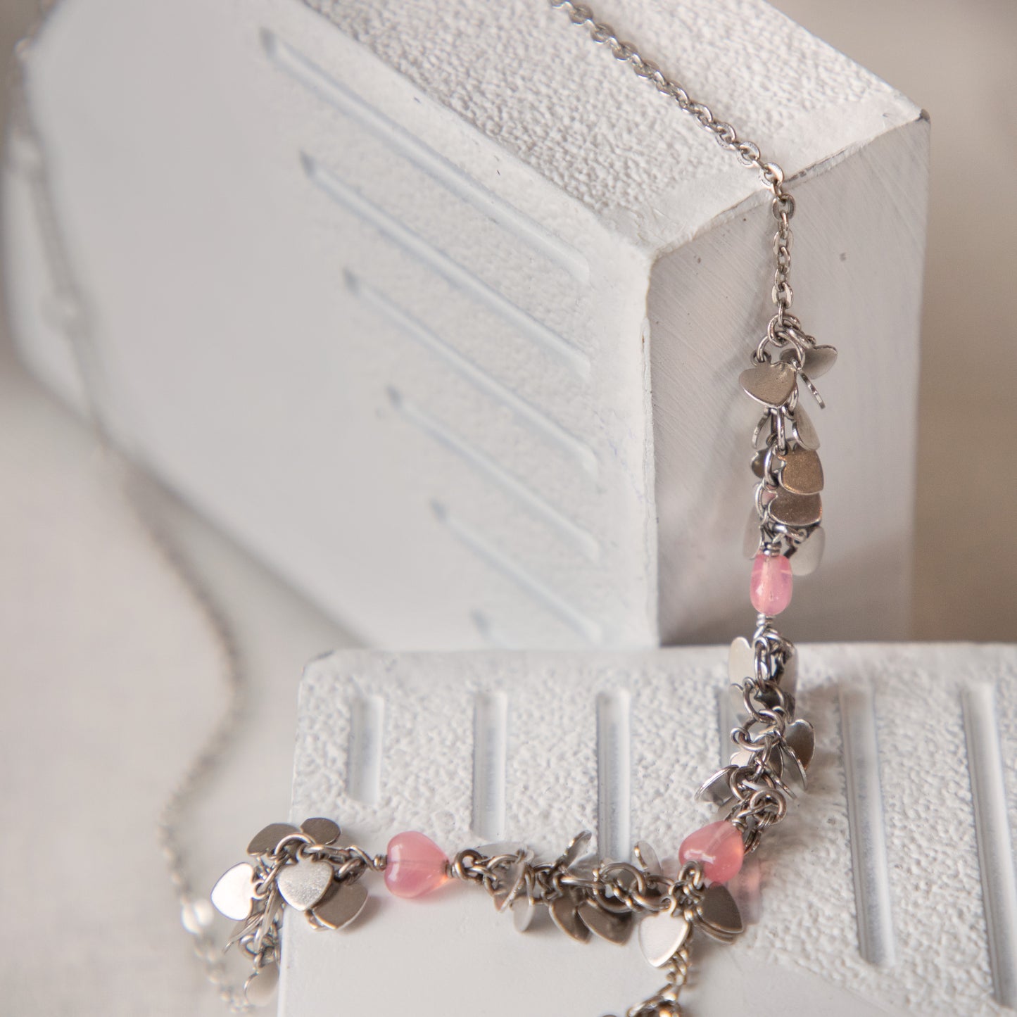 Y2K Dior Heart Charm Necklace w/ Logo Charms  Icarus Vintage