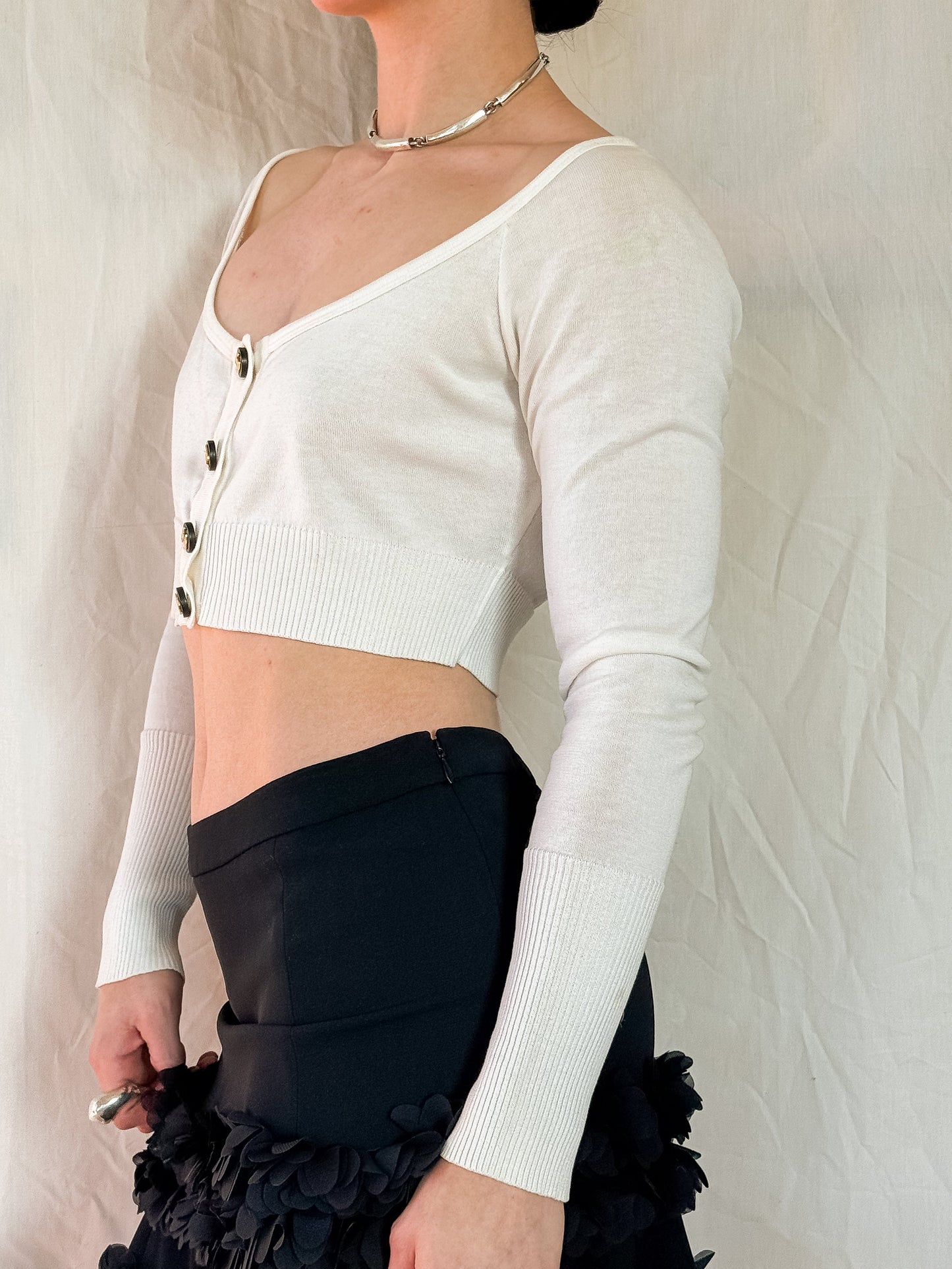 Chanel Spring 1995 "Barbie" Cropped Cardigan  Icarus Vintage