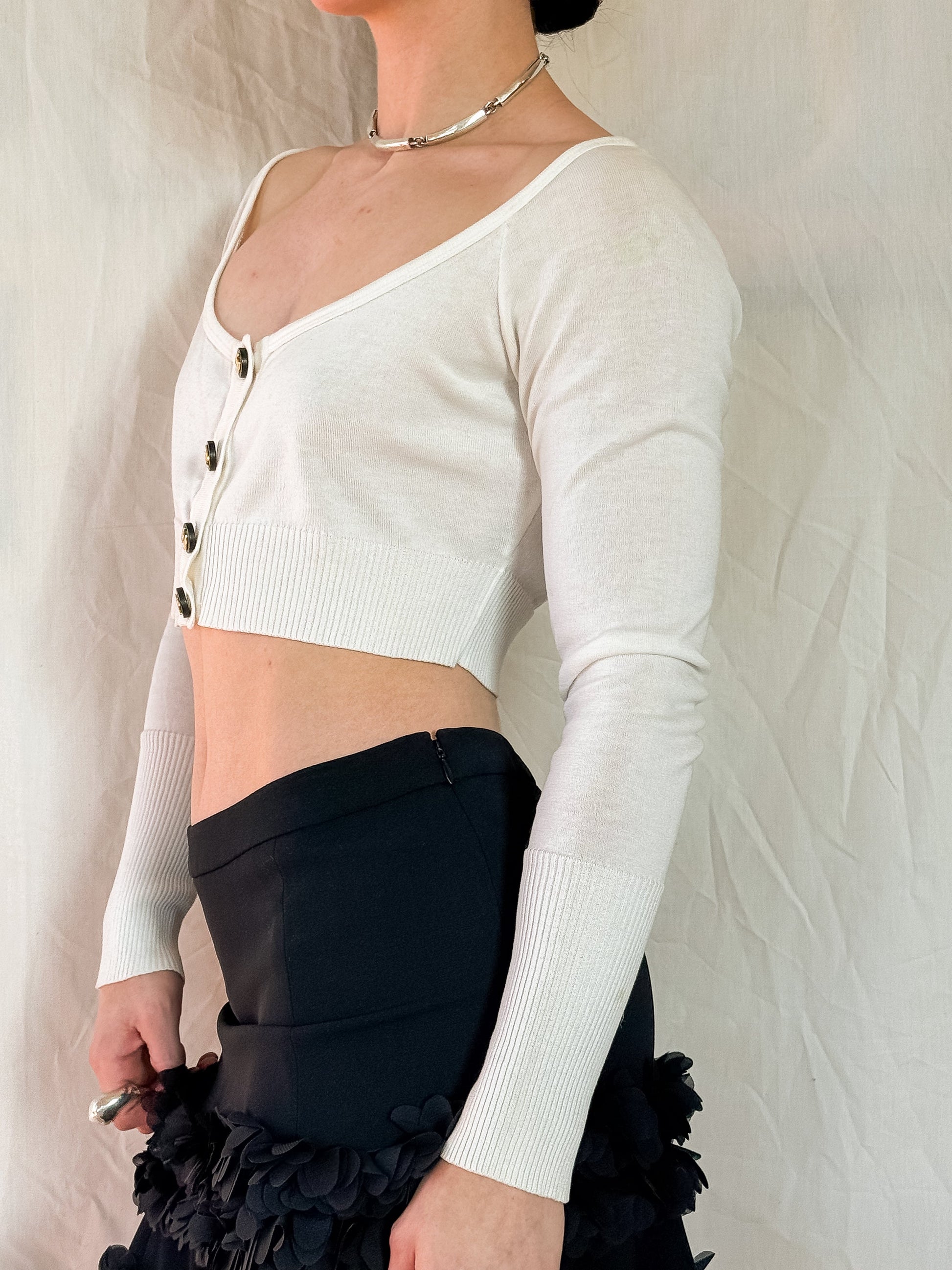 Chanel Spring 1995 "Barbie" Cropped Cardigan  Icarus Vintage