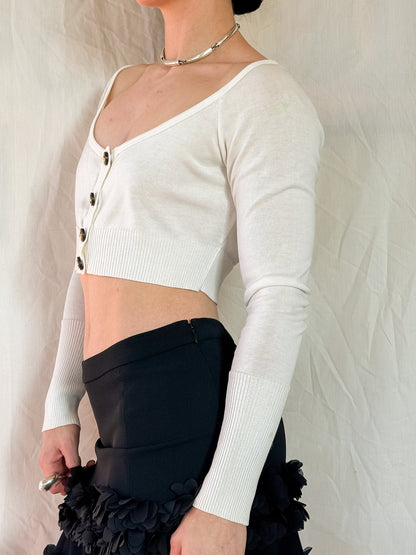 Chanel Spring 1995 "Barbie" Cropped Cardigan  Icarus Vintage